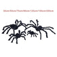 30cm/50cm/75cm/90cm/125cm/150cm/200cm Schwarze Spinne Halloween Dekoration Spukhaus Requisite Innen Außen Riesen Dekor
