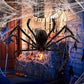 30cm/50cm/75cm/90cm/125cm/150cm/200cm Schwarze Spinne Halloween Dekoration Spukhaus Requisite Innen Außen Riesen Dekor