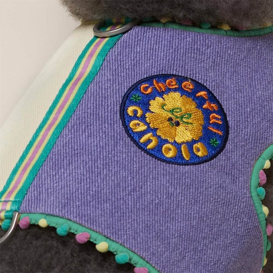 Bequeme und stilvolle florale Hundeweste - Perfekt für spaßige Spaziergänge