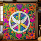 Hippie Frieden Taube Quilt