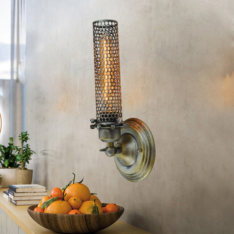 Frendorf | 1/2 Lichten Binnen Wandlamp Lichtarmatuur Industriële Bronzen Wandlamp met Tubesmetaal Schaduw
