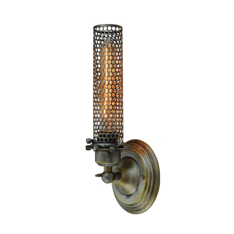 Frendorf | 1/2 Lichten Binnen Wandlamp Lichtarmatuur Industriële Bronzen Wandlamp met Tubesmetaal Schaduw