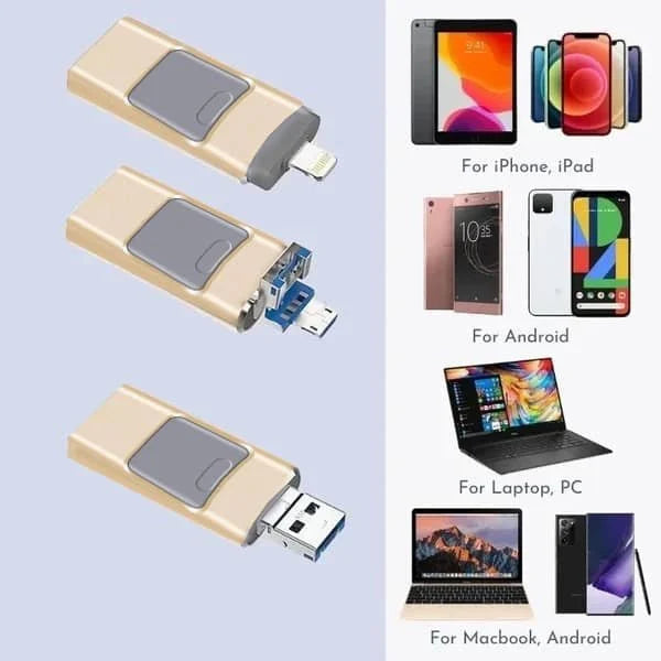 Frendorf | 4 in 1 Hochgeschwindigkeits-USB-Flash-Laufwerk