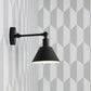 Frendorf | Cone Metall Wandbeleuchtung Industrieller Stil 1 Licht Schlafzimmer Wandleuchte Lampe in Weiß/Schwarz