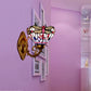 Frendorf | Messing Libelle Wandlamp Tiffany 1 Licht Handgeslepen Glazen Wandlamp met Gebogen Arm