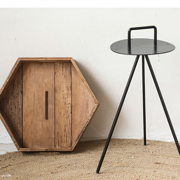 Reclaimed Wood Table | Abnehmbares Tablett