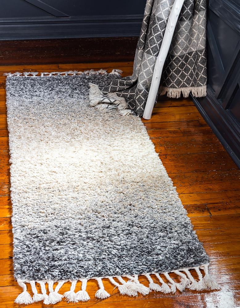 Frendorf | Velviona Gradient Shaggy Teppich | Weicher Hochflorteppich | Modernes Farbverlauf-Design
