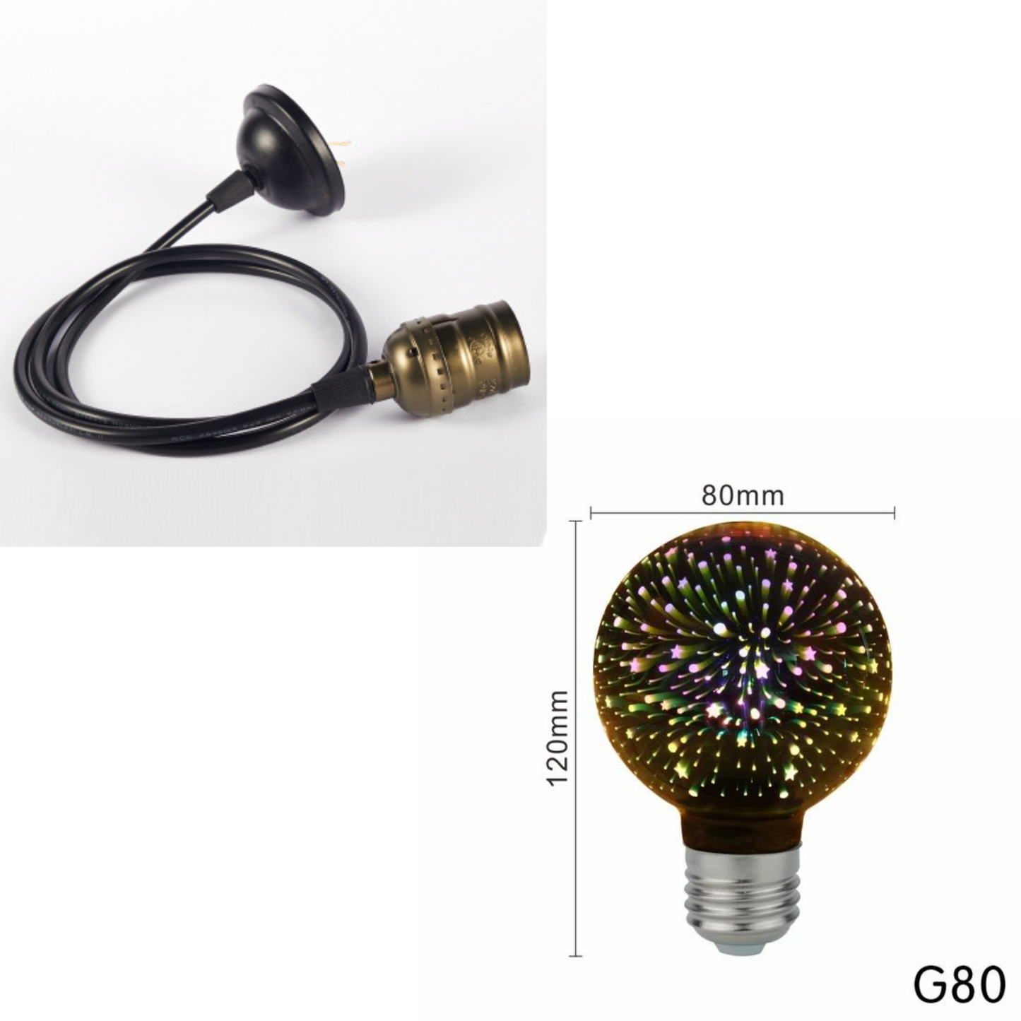 3D LED Feuerwerksbirne