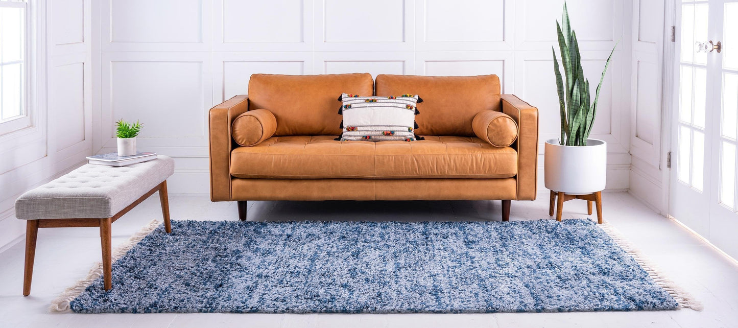Frendorf | Marlea Hochflor Teppich mit Meliertem Design | Weich & Gemütlich | Perfekt für Wohnzimmer & Schlafzimmer