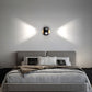 Frendorf | Arcano LED Wandleuchte | Nordic Design | Halbrundes Aluminium | Up-Down Beleuchtung für Schlafzimmer