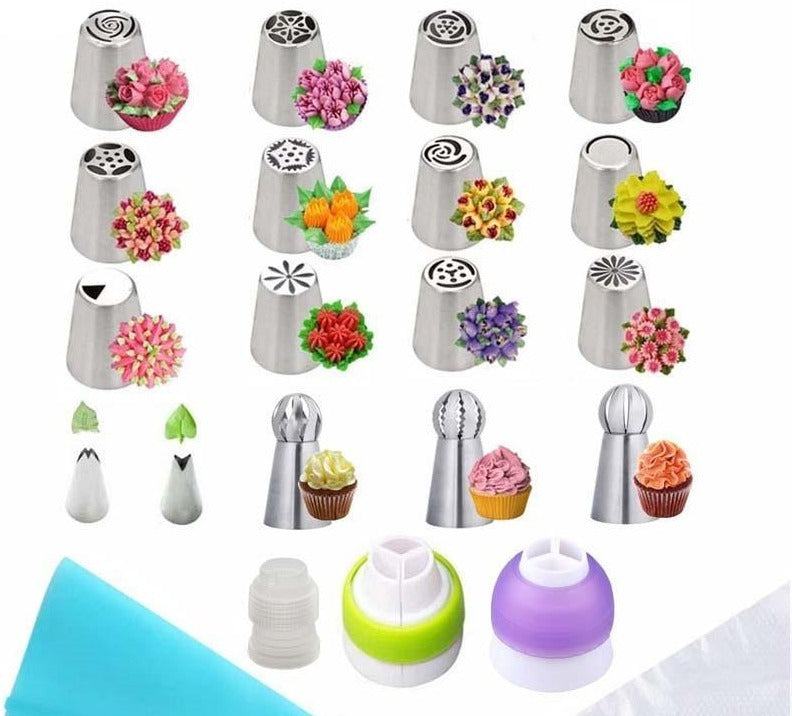 Frendorf | Baking-Dekorationswerkzeug-Set für glatte Glasur und feine Details