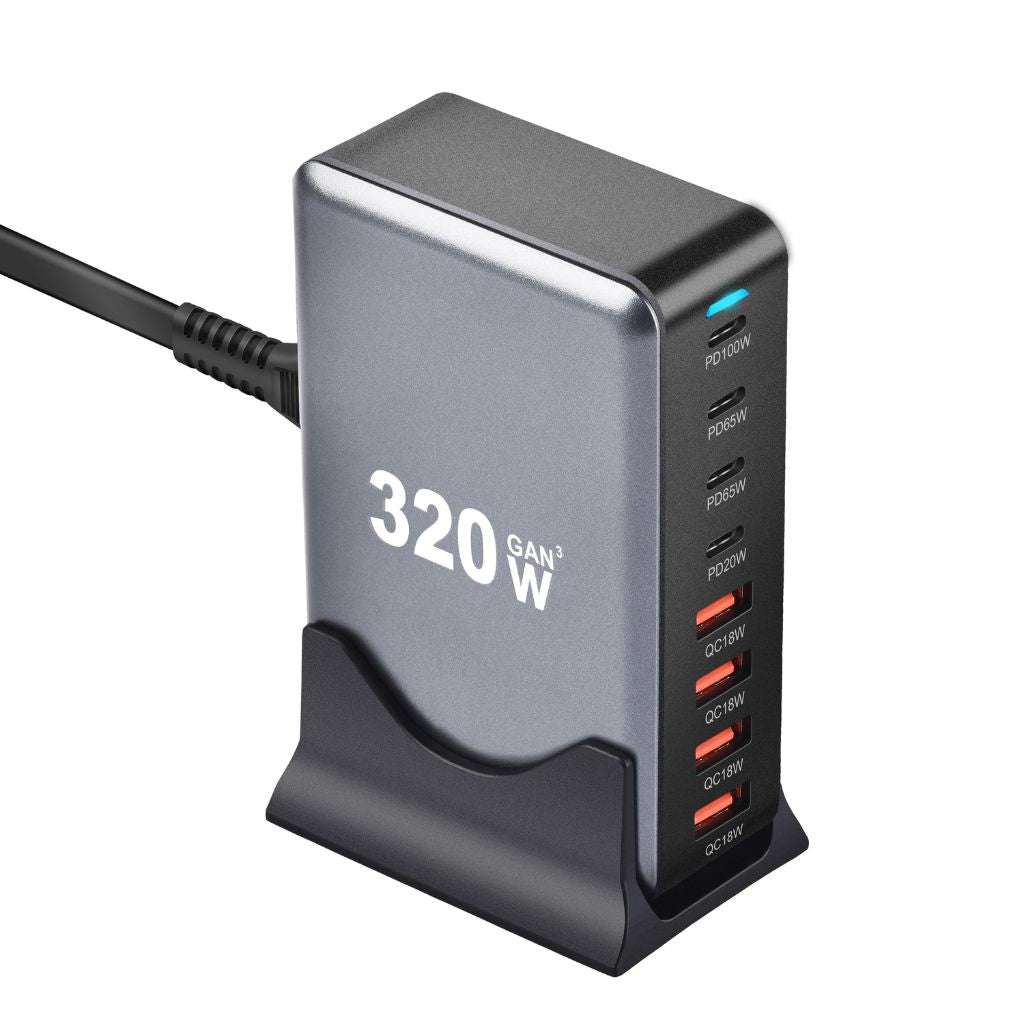 Frendorf | 320W GaN 8-Port USB-C Ladegerät