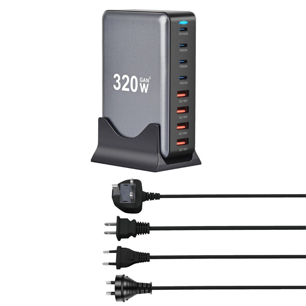 Frendorf | 320W GaN 8-Port USB-C Ladegerät