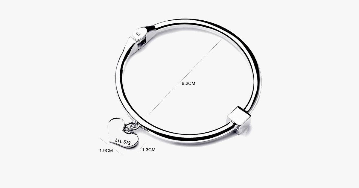 Frendorf | Big Sis Lil Sis Charm Armband Set