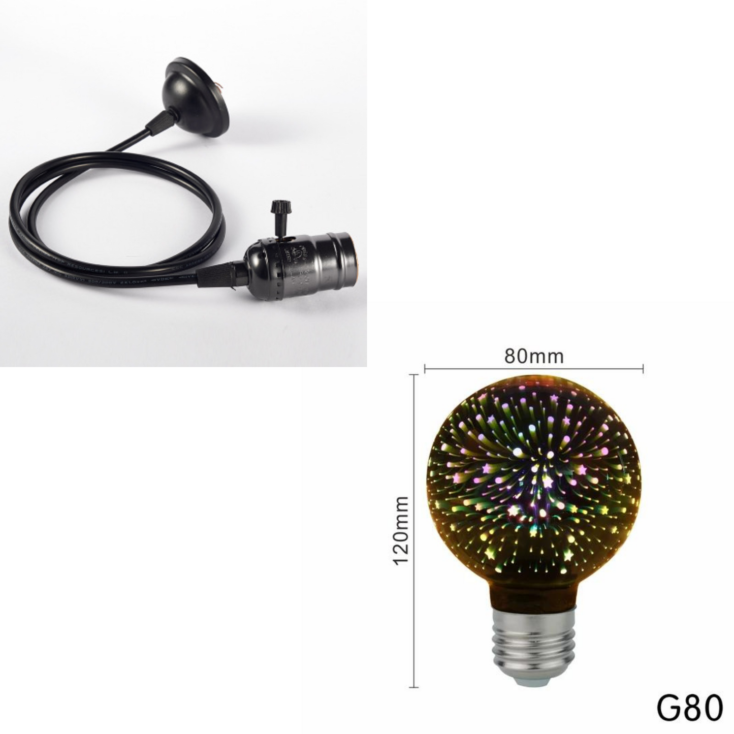 3D LED Feuerwerksbirne
