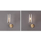 Frendorf | AstraGlas | Glas-Eisen Wandleuchte | 1- oder 2-flammig | Cognac & Hellblau