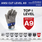 Lebensmittelqualität Edelstahl Mesh Metall Handschuh
