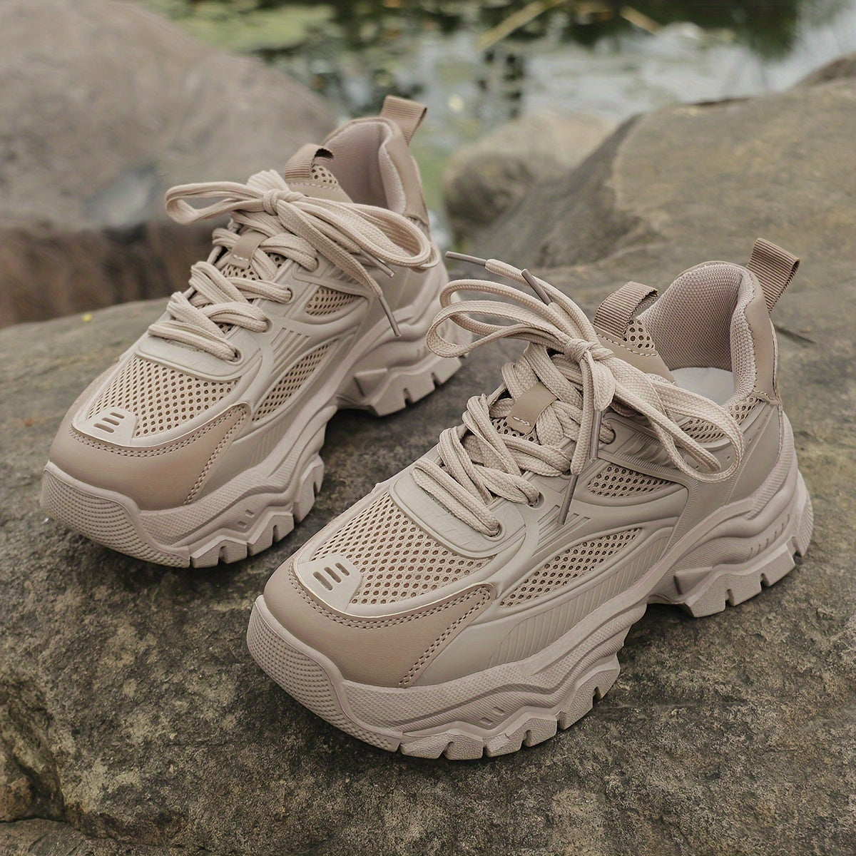 Frendorf | Dick besohlte, höhenverstellbare Chunky Sneakers