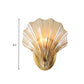 Frendorf | 1 Glühbirne Wandmontage Licht Traditionalist Schlafzimmer LED Wand Sconces Beleuchtung mit Muschel klarem Glas Schirm