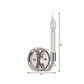 Frendorf | 1/4 Lights Metallic Wandleuchte Traditionelle Silber Kerzen-Stil Schlafzimmer Wandlampe