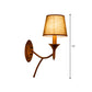 Frendorf | 1/2-Bulb Schlafzimmer Wandlampe Landhausstil Armeegrün Wandleuchte mit konischem Stoffschirm