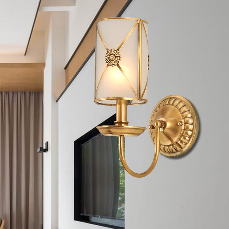 Frendorf | 1/2-Licht Messing Wandmontage Lampe Vintage Gold Finish Swag Arm Kerzen Wandlampe Lichtarmatur