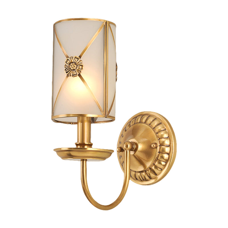 Frendorf | 1/2-Licht Messing Wandmontage Lampe Vintage Gold Finish Swag Arm Kerzen Wandlampe Lichtarmatur