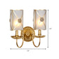 Frendorf | 1/2-Licht Messing Wandmontage Lampe Vintage Gold Finish Swag Arm Kerzen Wandlampe Lichtarmatur