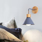 Frendorf | Trumpet Metalen Wandlamp Modernisme 1 Hoofd Grijs/Wit/Roze Muurbevestigde Verlichting voor Bedzijde