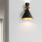 1 Kopf Restaurant Wand Sconce Moderne Schwarz/Weiß Wandmontage Lampe mit Ausgeflogenem Metallschirm