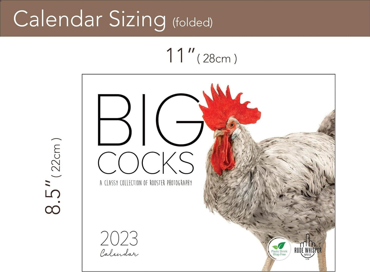 Frendorf | Big Cocks 2024 Wandkalender - Eine elegante Sammlung von Hahnenfotos