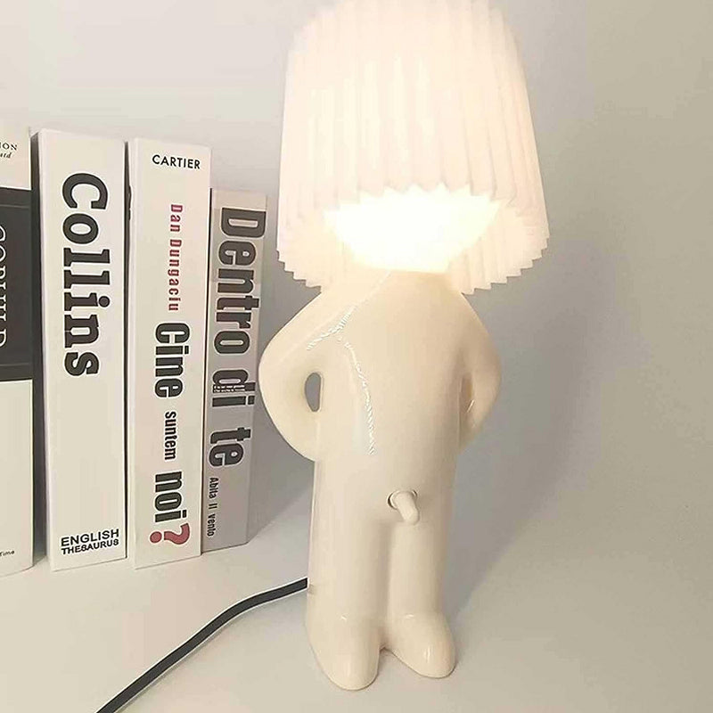 Frecher männlicher Schalter-Tischlampe