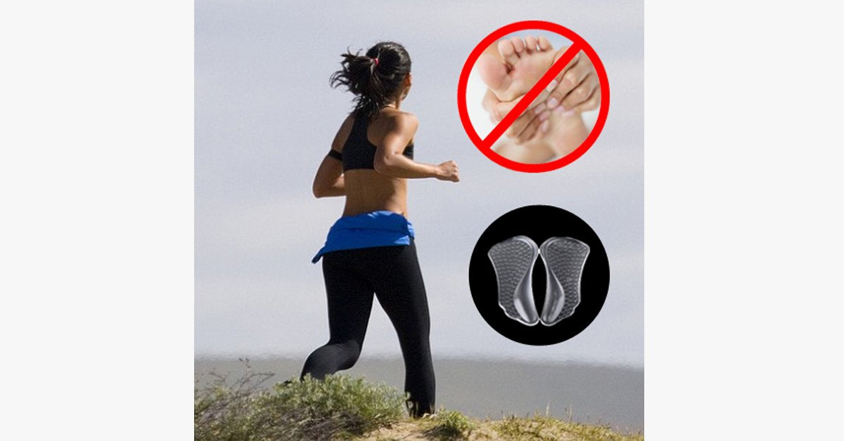 Frendorf | 2er-Pack: Orthopädische Fußgewölbe-Stütz-Gel-Pads