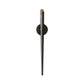 Frendorf | Schwarz/Messing Kegel Wandlampe Traditionelle 1 Kopf Metall Wandbeleuchtung Vorrichtung in Warm/Weiß Licht