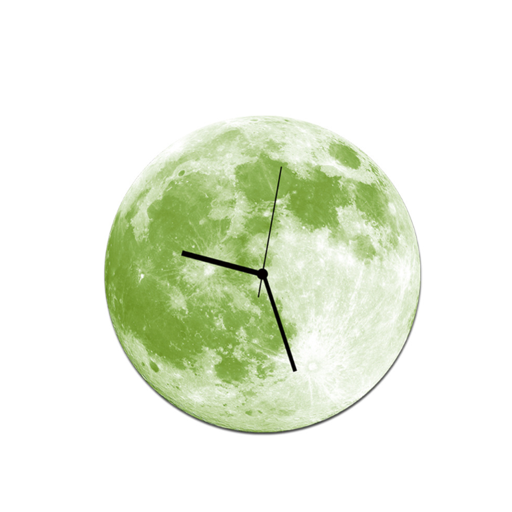 30 cm kreative leuchtende Wanduhr leuchtende Mondlicht Wanduhr Wand Acryl wasserdichte Wanduhr