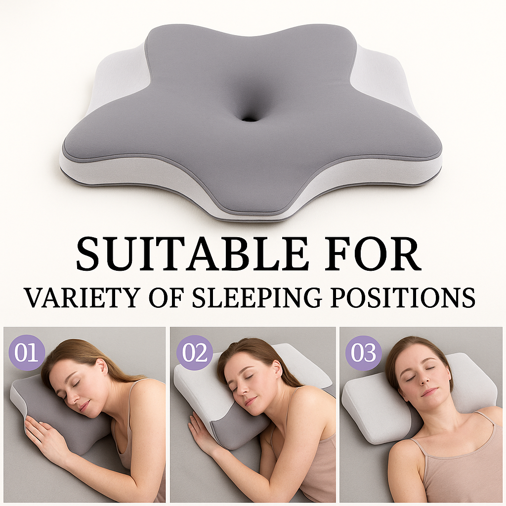 Frendorf | Schmetterlingsförmiges Memory-Schaum-Ergonomie-Kissen