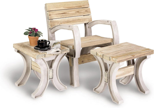 Frendorf | 2X4Basics 90134ONLMI Hopkins, 6"D X 40"W X 33"H, Anysize Stuhl- oder Bankenden, Sand
