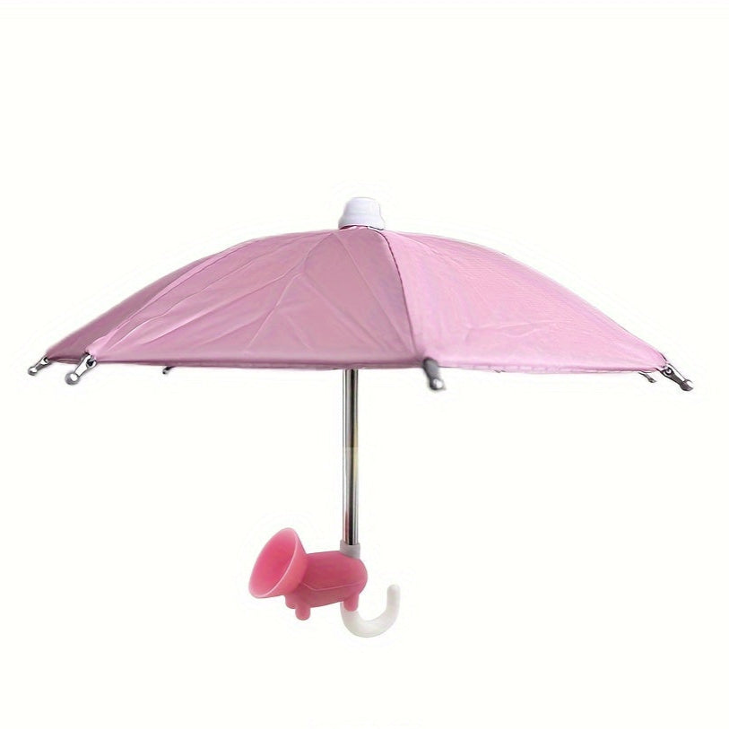 Frendorf | MiniSmart Regenschirm – Smartphone Sonnen- und Regenschutz mit Saugnapfhalter