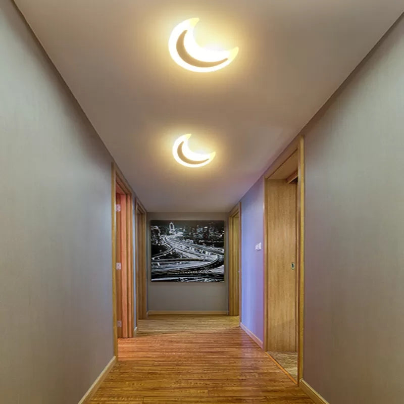 Flache Flur Treppen Wand Leuchte Acryl Liebe Modern LED Wand Licht in Weiß