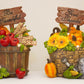 Frendorf | "Thanks for the Harvest" Topf mit LED - Dekorativer Herbst-Topf mit warmem LED-Licht - Perfekt für herbstliche Heimdekoration, Tischmittelstücke und saisonale Displays