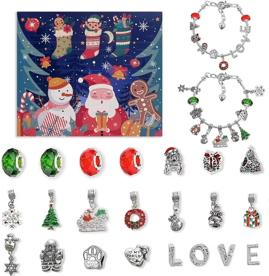 Frendorf | DIY Weihnachts-Adventskalender Armbänder Set