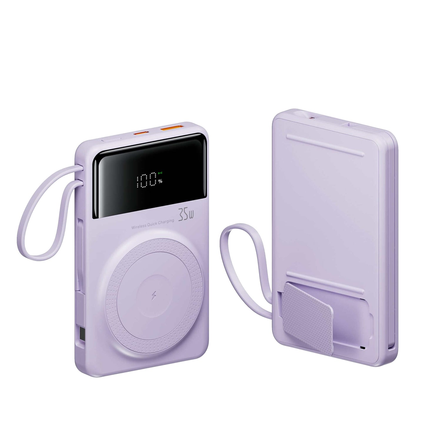 Frendorf | 35W MagSafe Wireless Powerbank mit eingebauten Kabeln