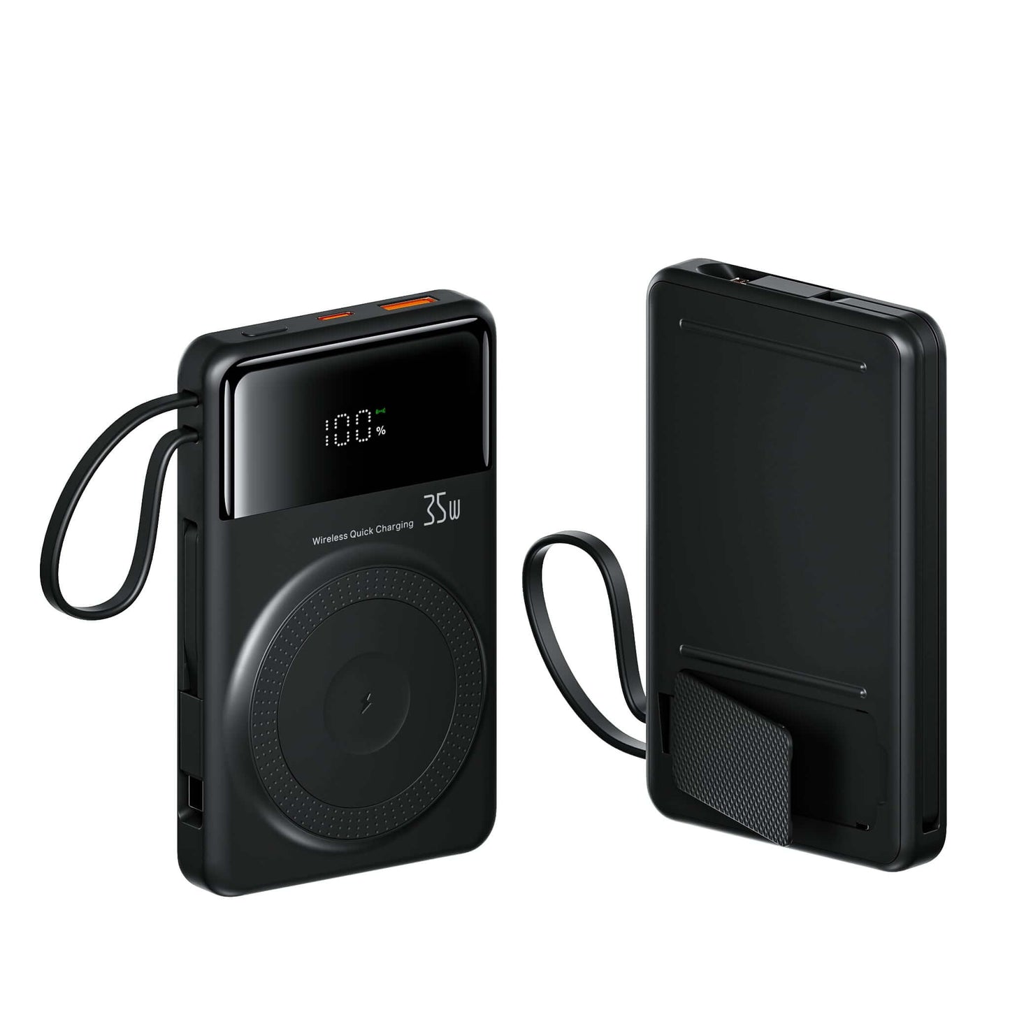 Frendorf | 35W MagSafe Wireless Powerbank mit eingebauten Kabeln