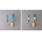 Frendorf | AstraGlas | Glas-Eisen Wandleuchte | 1- oder 2-flammig | Cognac & Hellblau