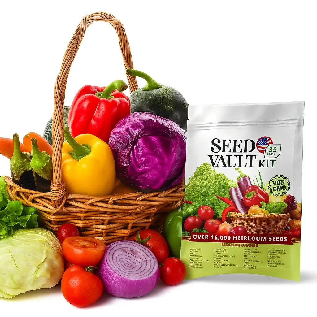 Frendorf | 35er-Saatgut-Set mit über 16.000 Gemüsesamen (35 kostenlose Pflanzenschilder)