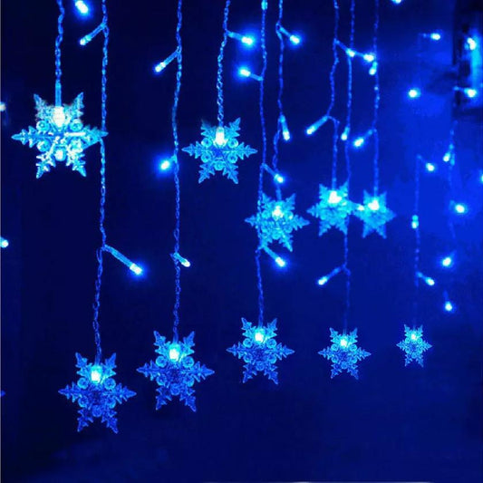 Frendorf | 3.5M 96LED Schneeflocken Lichtervorhang