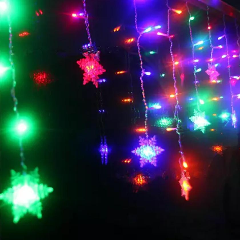 Frendorf | 3.5M 96LED Schneeflocken Lichtervorhang