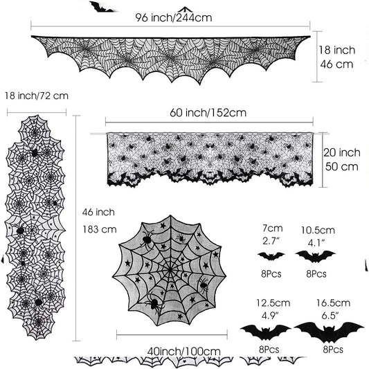 Frendorf | 36-teilige Set: Halloween Dekorationsset
