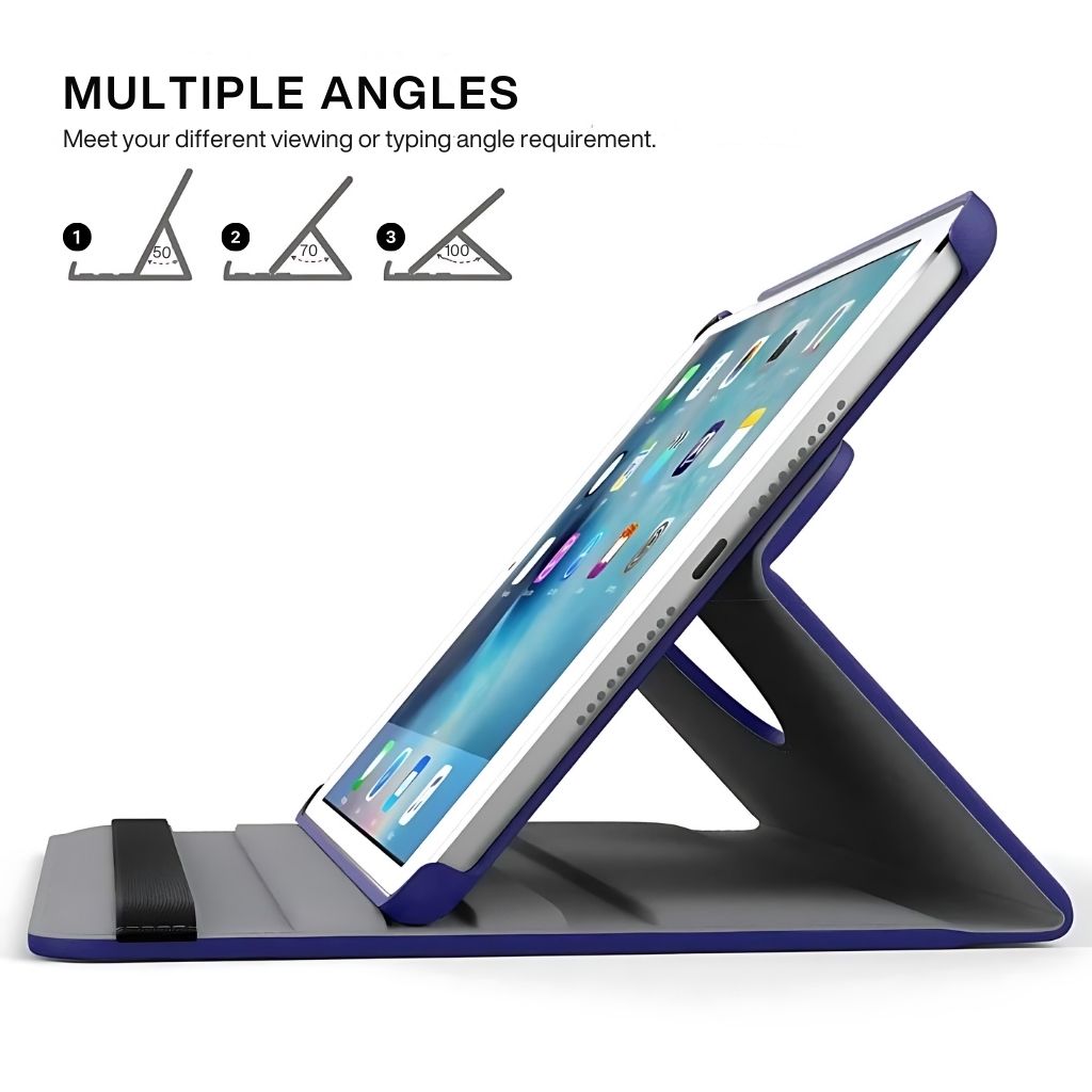 Frendorf | Leder Folio Hülle mit Standfuß für iPad
