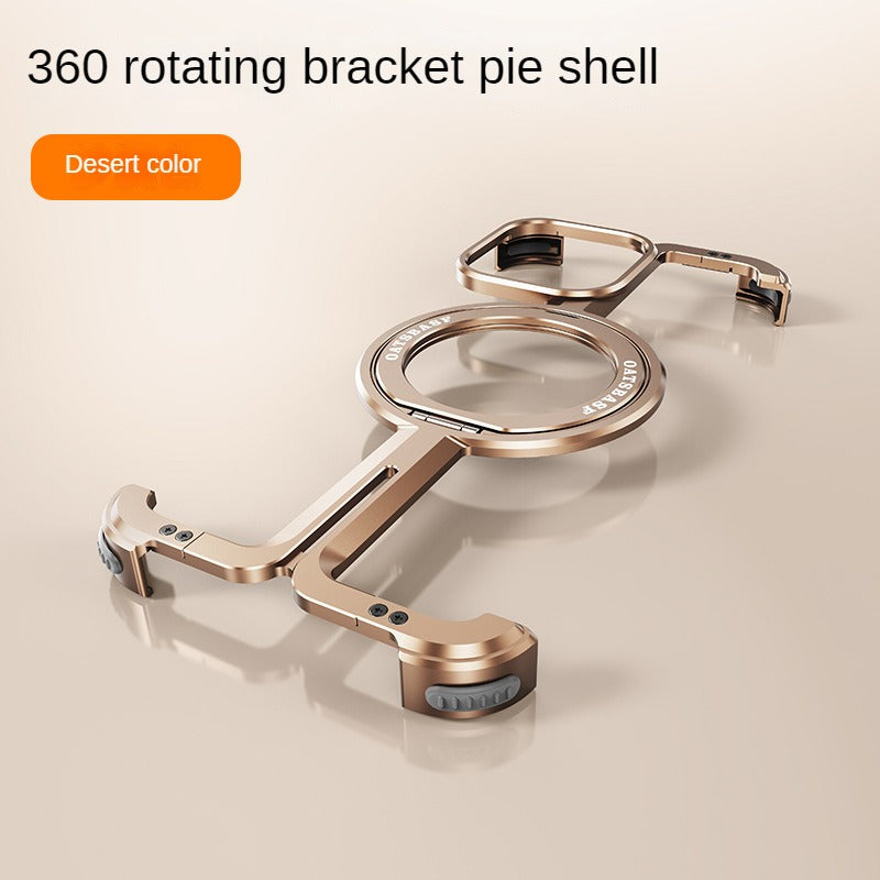 Frendorf | 360 Rotationshalter Wärmeableitung Einfaches Aluminiumlegierungsrahmenloses Magnetisches Handyhülle für iPhone